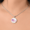 American Oil Pink Necklace