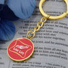 Oilfield Low Life Keychain - Red