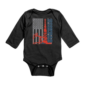 Oilfield Strong Baby Bodysuit Longsleeve