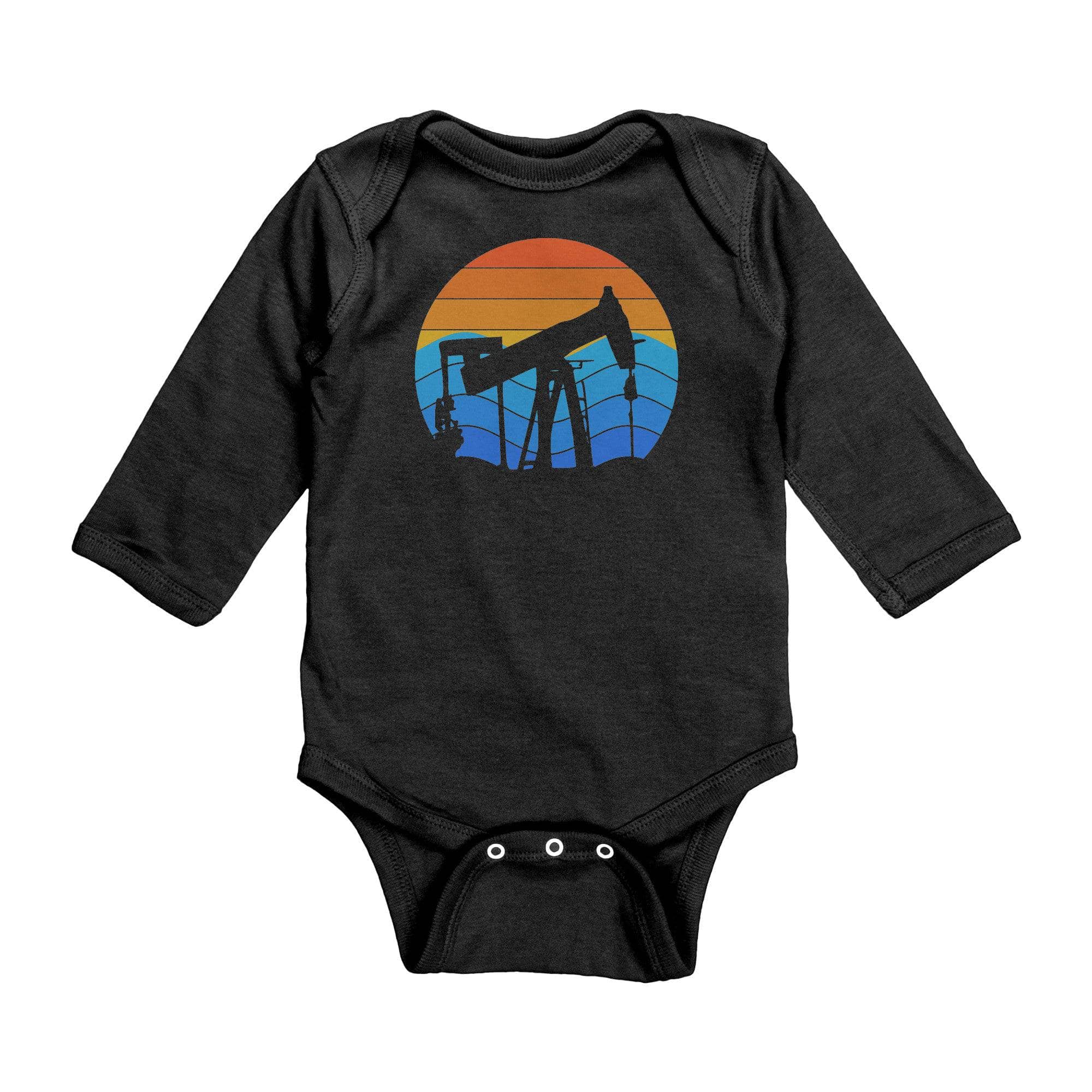 Oilfield Sunrise Baby Bodysuit Longsleeve