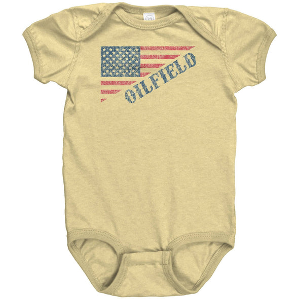 American Oilfield Baby Bodysuit