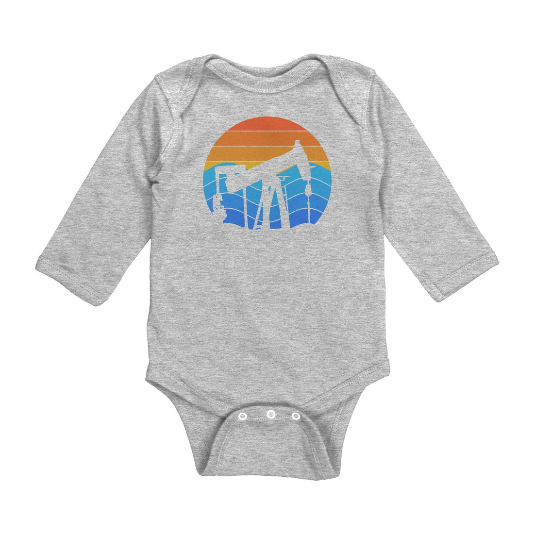 Oilfield Sunrise Baby Bodysuit Longsleeve