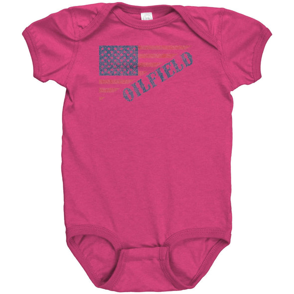 American Oilfield Baby Bodysuit