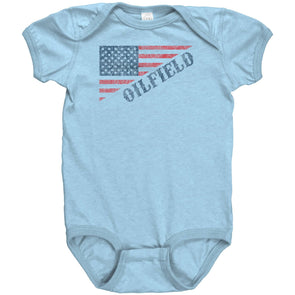 American Oilfield Baby Bodysuit