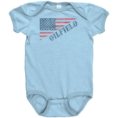 American Oilfield Baby Bodysuit
