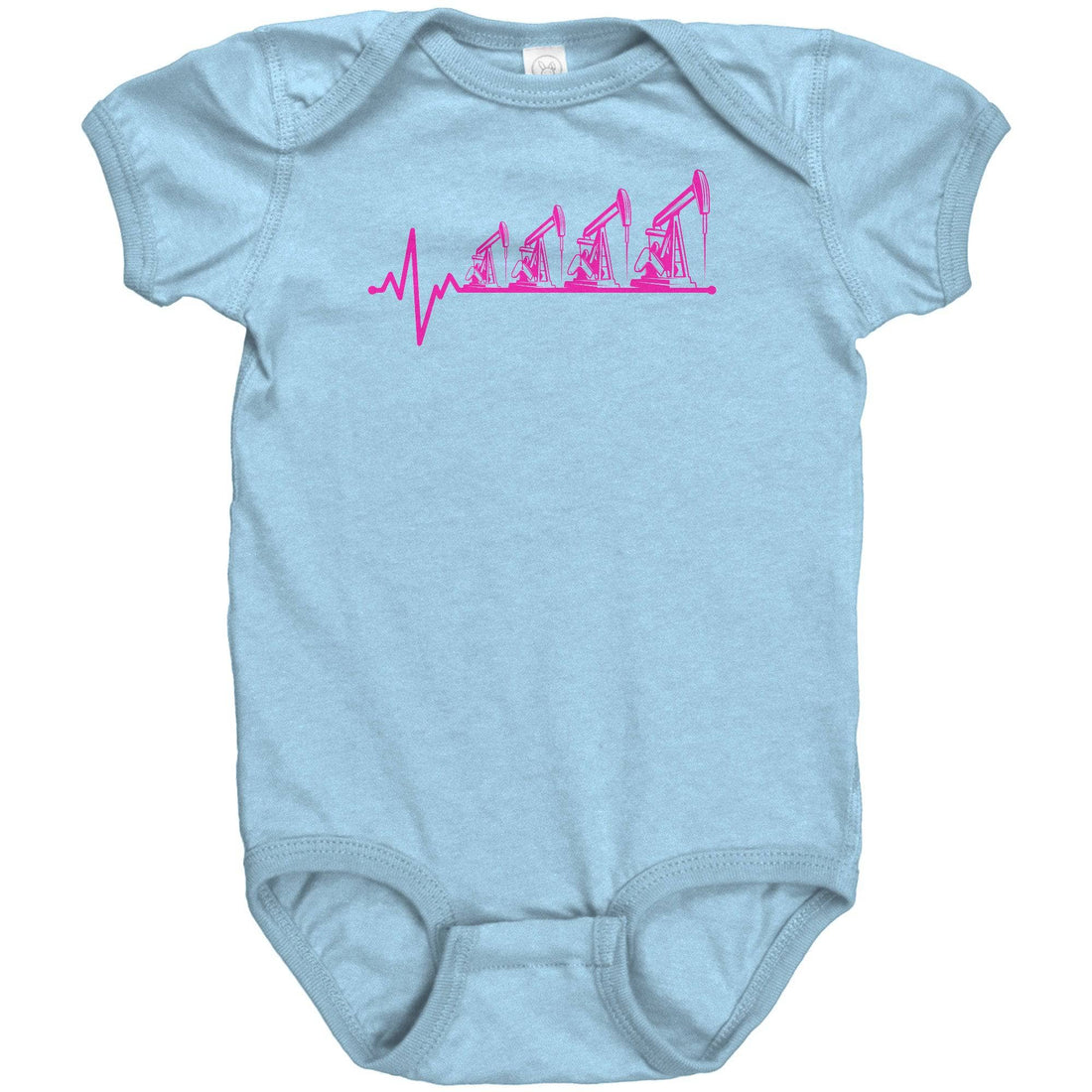 Future Oilfield Worker Infant Baby Bodysuit- Pink