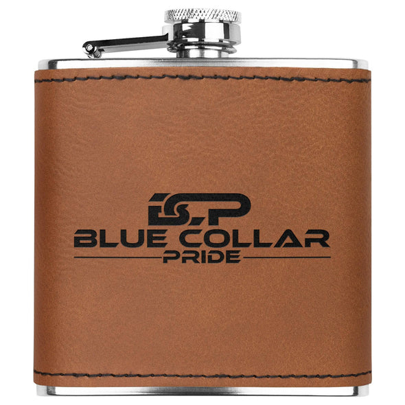 Blue Collar Pride 6oz Flask