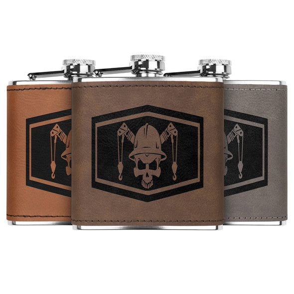 Crane Operator 6oz Flask