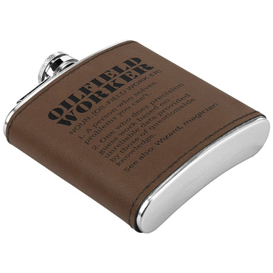 Oilfield Worker Noun - Flask 6oz