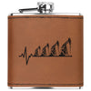 Oilfiled Heartbeat Flask 6oz