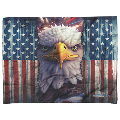 American Patriotic Eagle Blanket