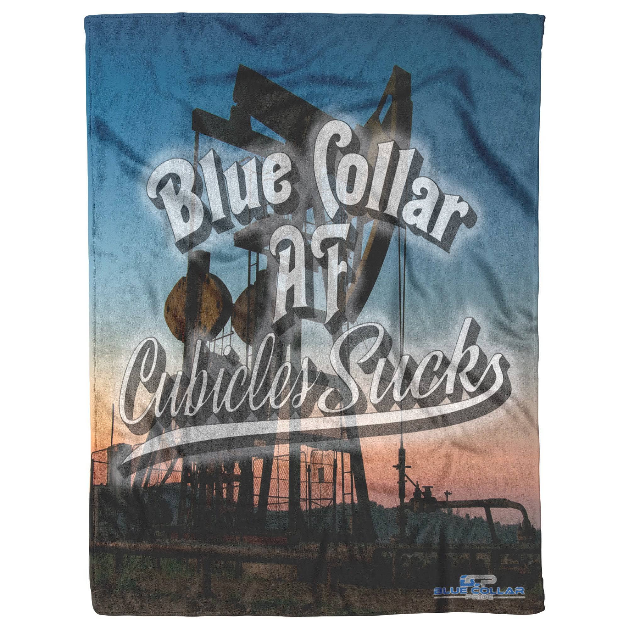 Blue Collar AF Cubicles Suck Blanket