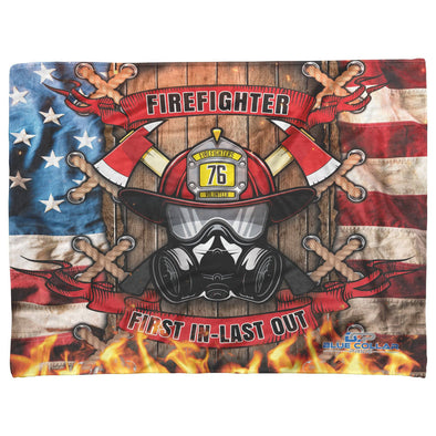 Firefighter First In Last Out Blanket