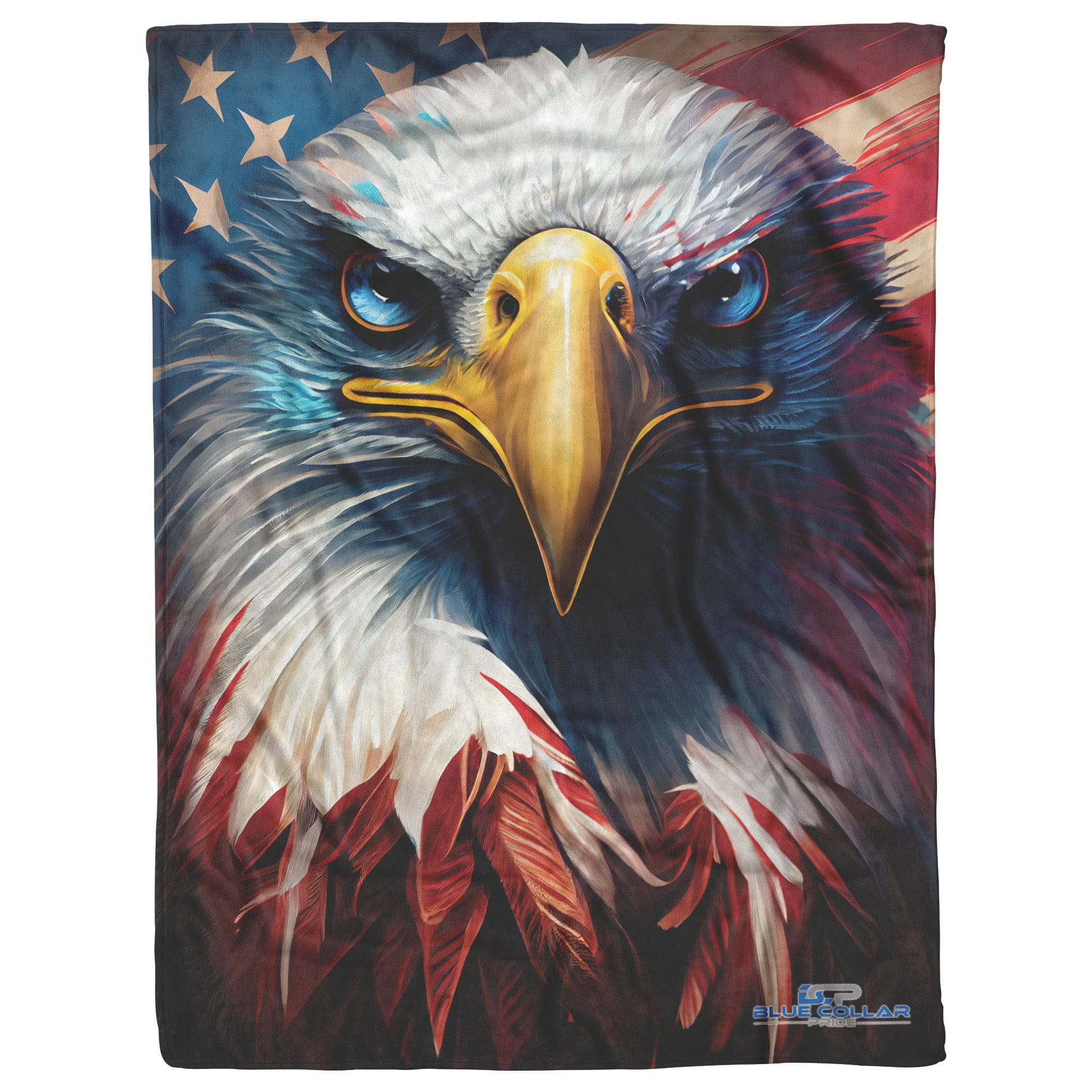 Patriotic American Eagle Blanket