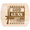 God Guns and Trump Cutting Board