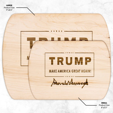 Donald Trump MAGA Cutting Board with Signature