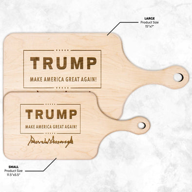 Donald Trump MAGA with Sig Handle Cutting Board