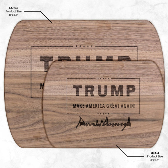 Donald Trump MAGA Cutting Board with Signature