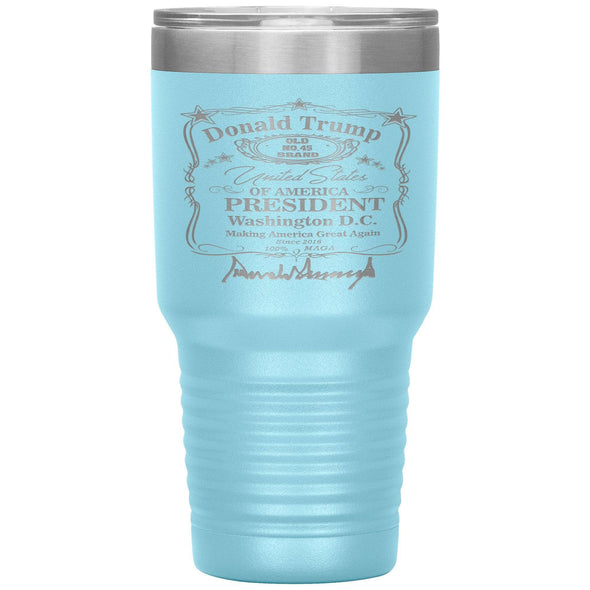 Donald Trump Whiskey Label 30oz Tumbler