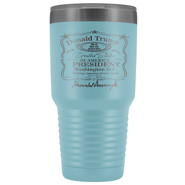 Donald Trump Whiskey Label with Signature 30 oz Tumbler