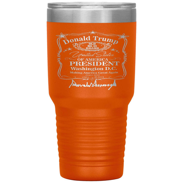 Donald Trump Whiskey Label 30oz Tumbler