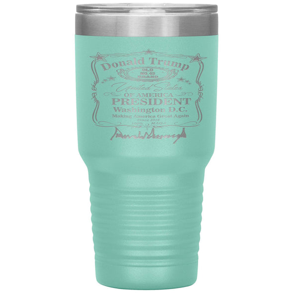 Donald Trump Whiskey Label 30oz Tumbler