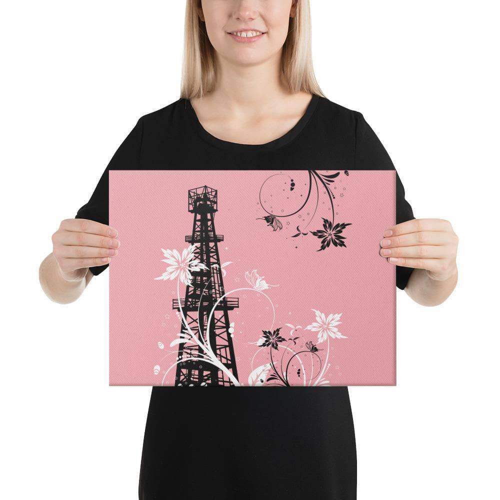 Oilfield Flowers Canvas