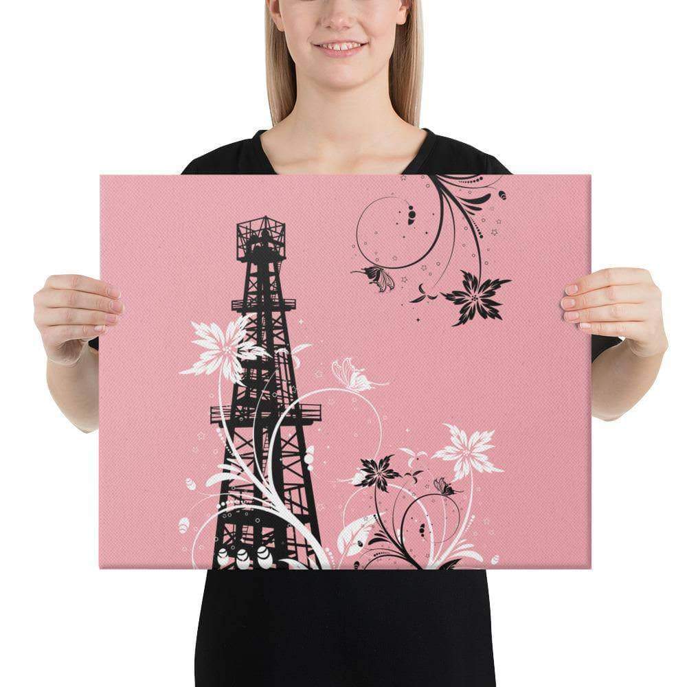 Oilfield Flowers Canvas