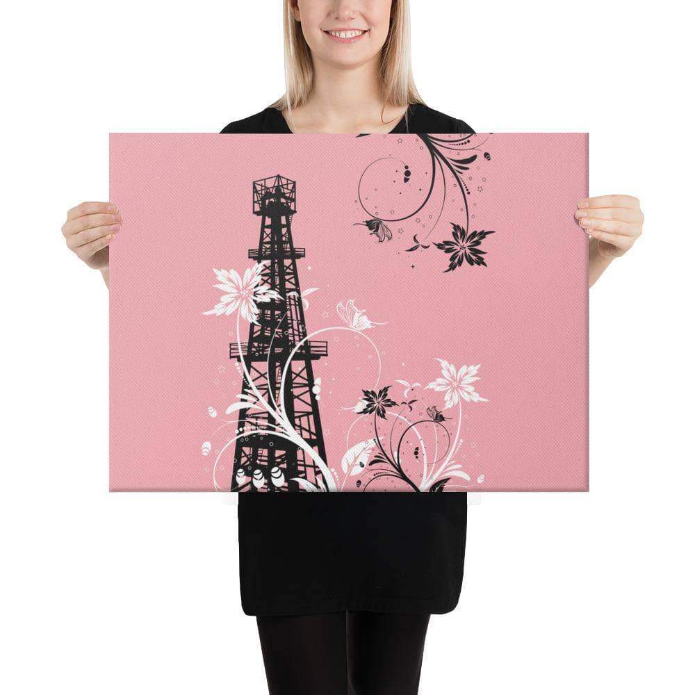 Oilfield Flowers Canvas