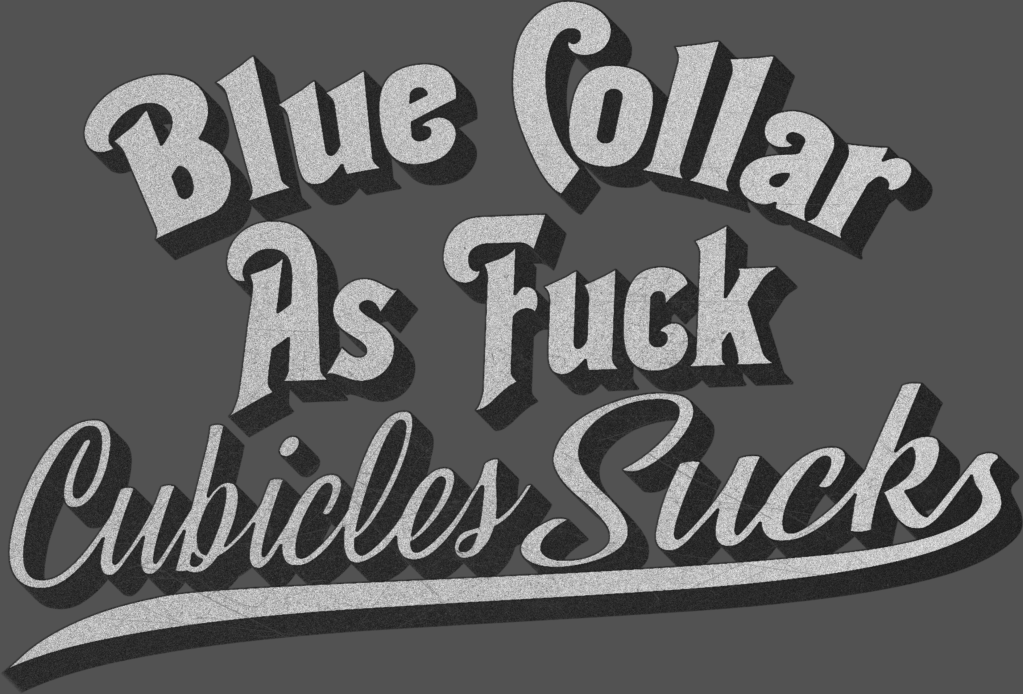 Cubicles Suck Stickers – Blue Collar Pride