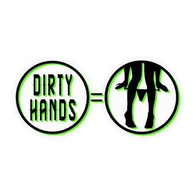 Dirty Hands Dropping Panties Sticker