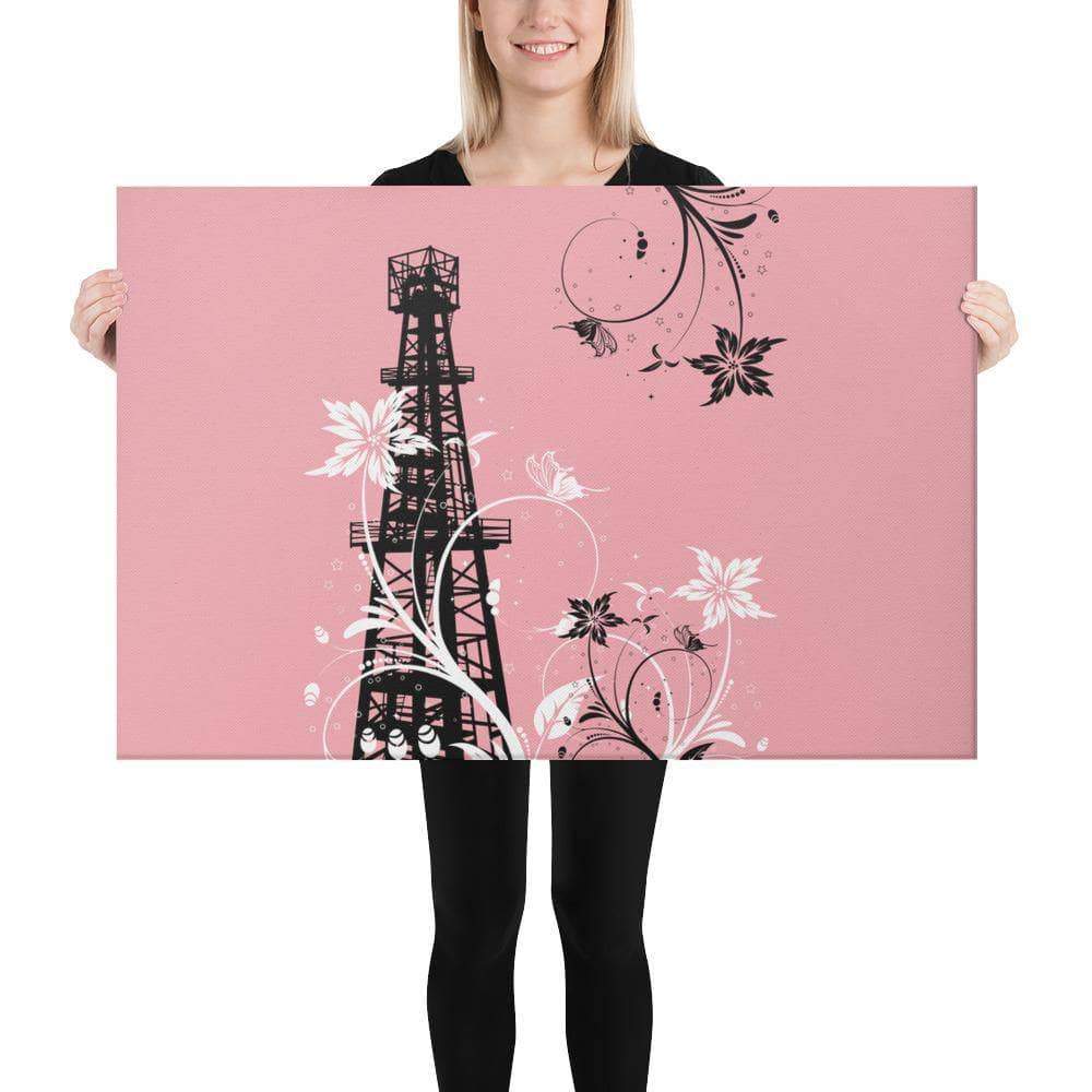 Oilfield Flowers Canvas