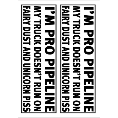 I’m Pro Pipeline Bumper Sticker (2 Pack)