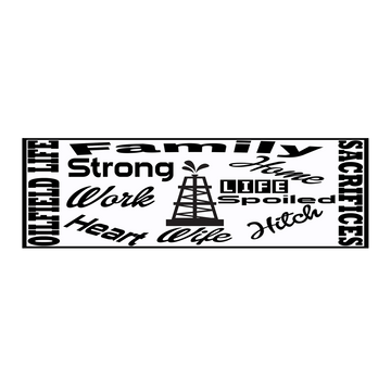 Oilfield Life Bumper Stickers (2 Pack)