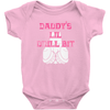 Daddy's lil Drill Bit Onesie (Pink)