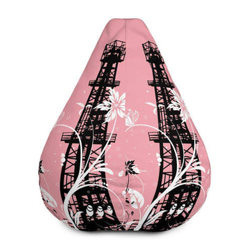 Oilfield Flowers Bean Bag Chair w/ filling