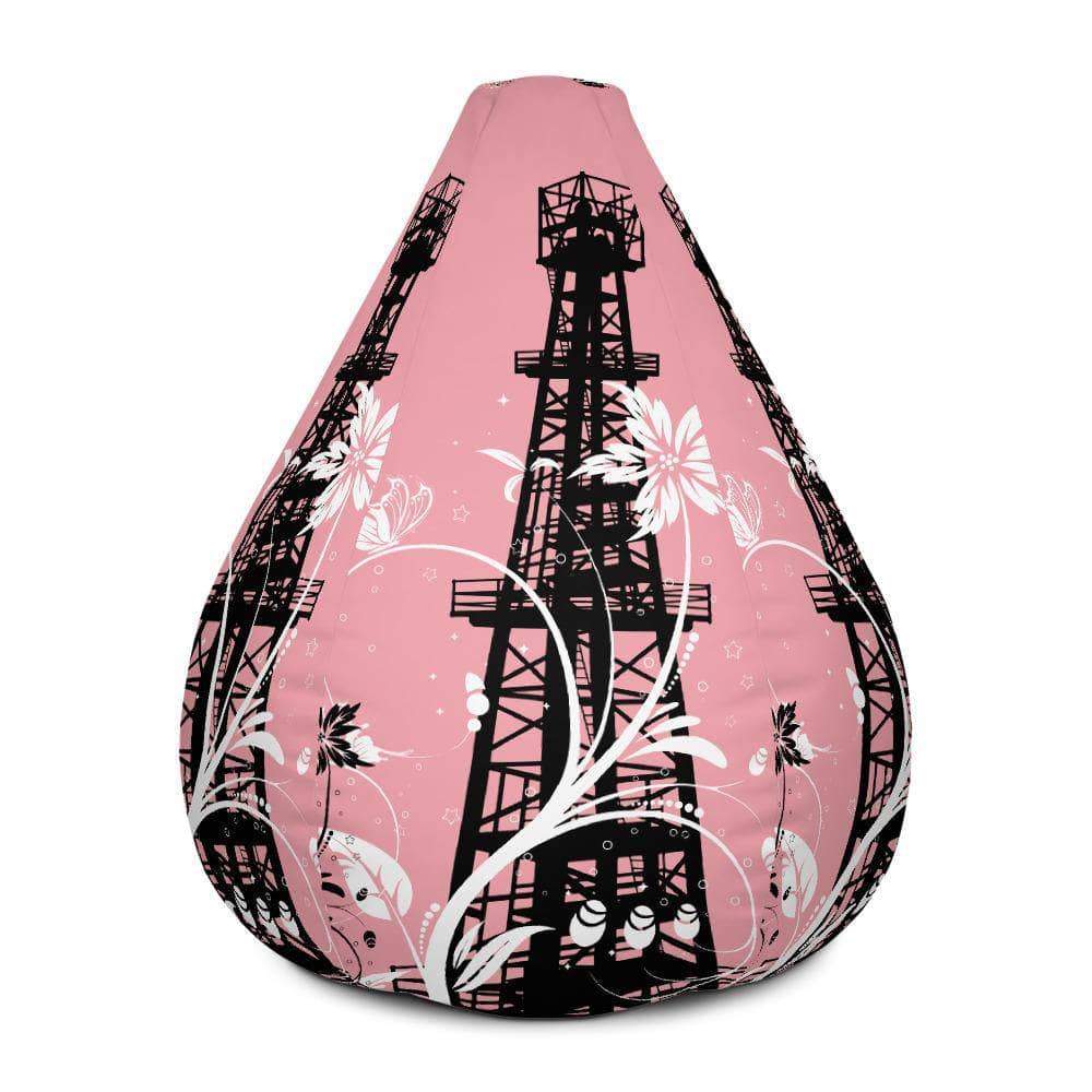Oilfield Flowers Bean Bag Chair w/ filling