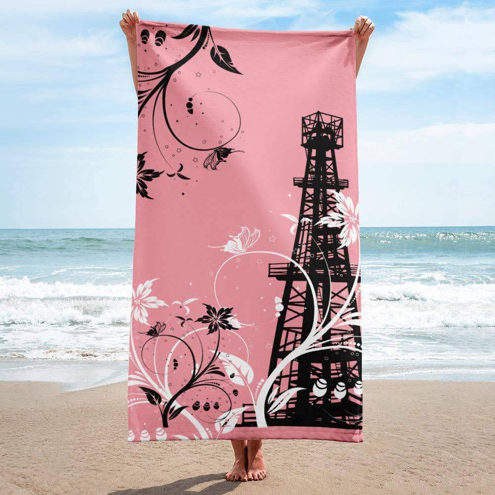 Oilfield Flowers Towel
