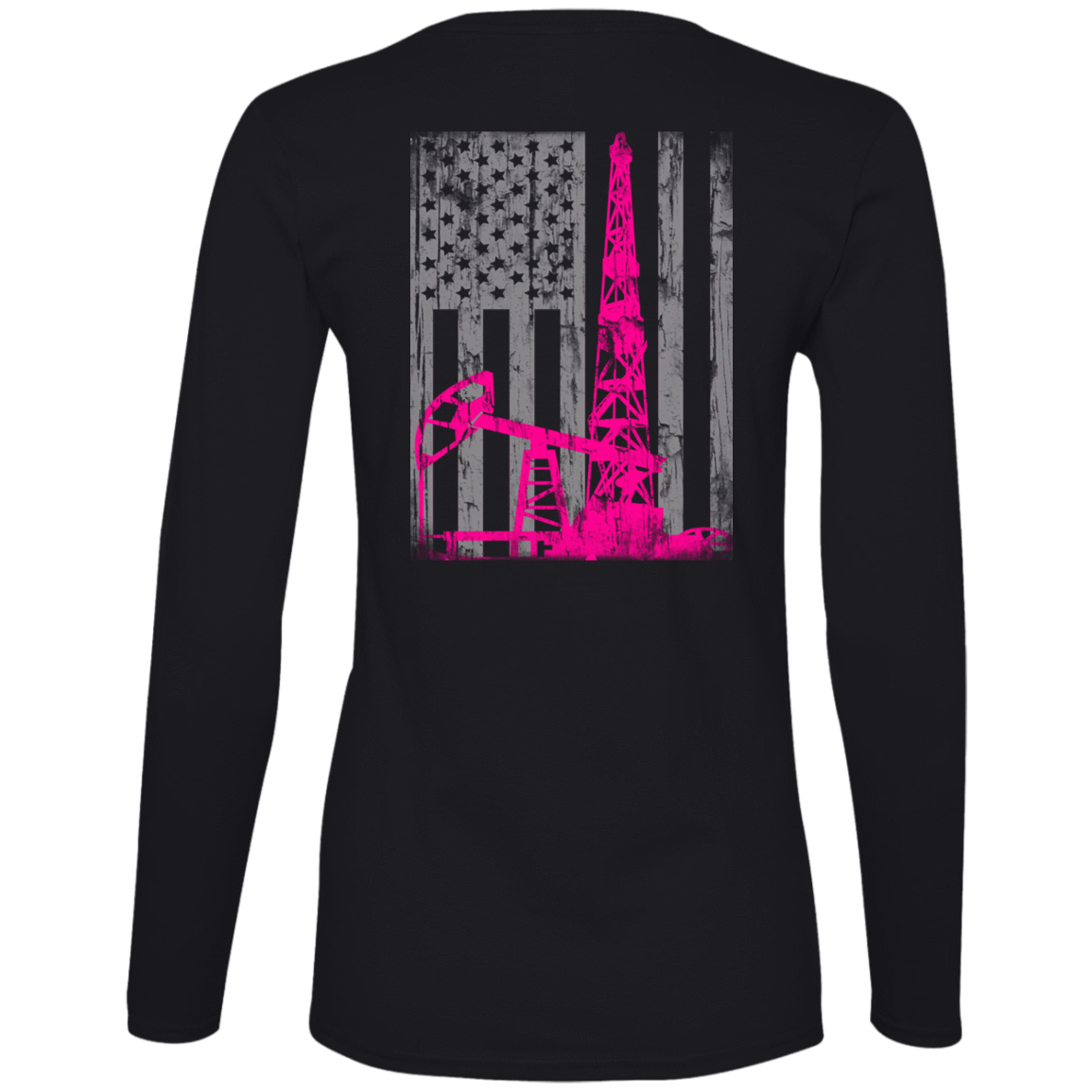 American Oil Pink Front &amp; Back