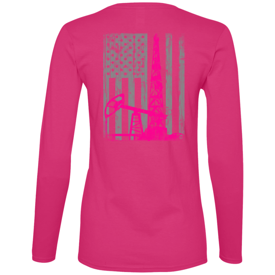 American Oil Pink Front &amp; Back