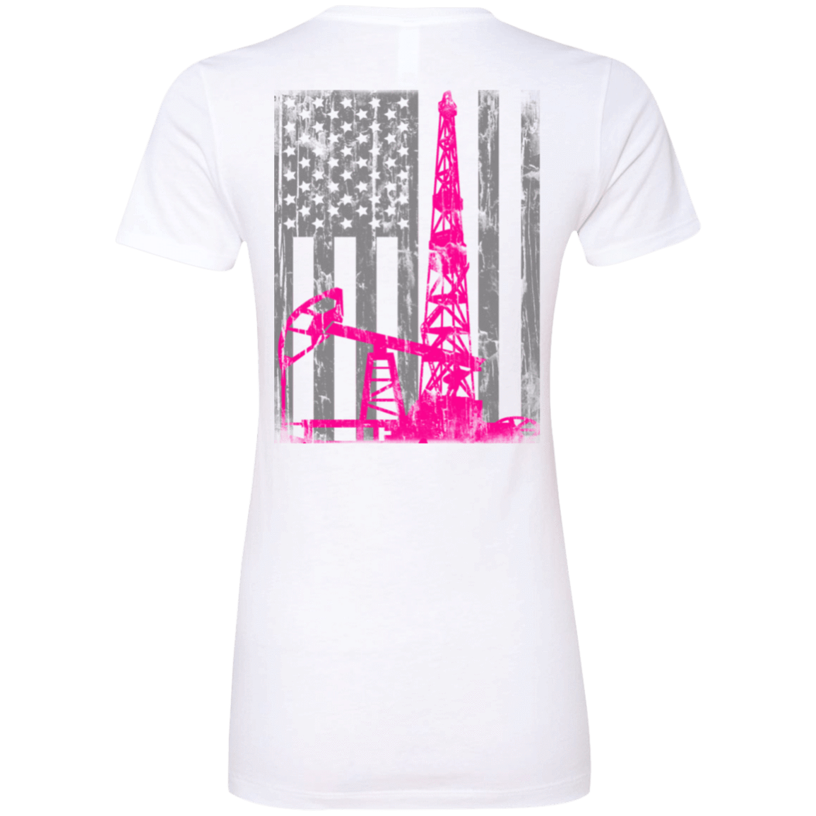 American Oil Pink Front &amp; Back