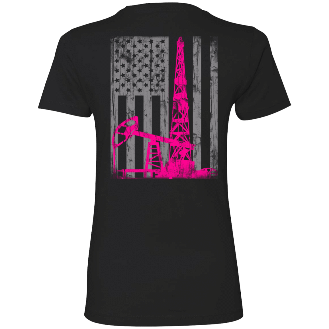 American Oil Pink Front &amp; Back