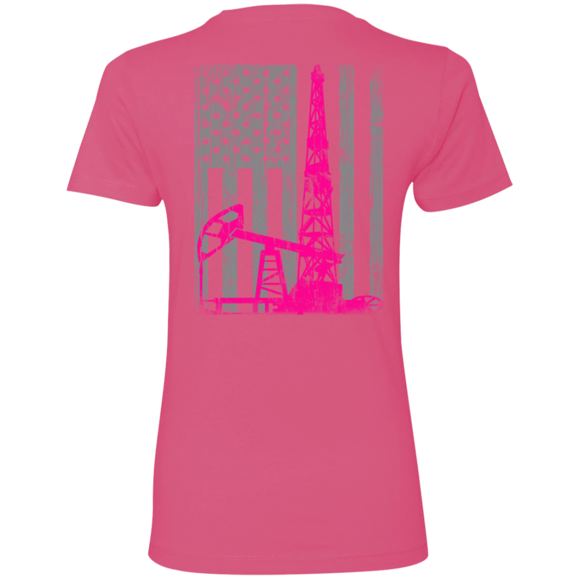 American Oil Pink Front &amp; Back