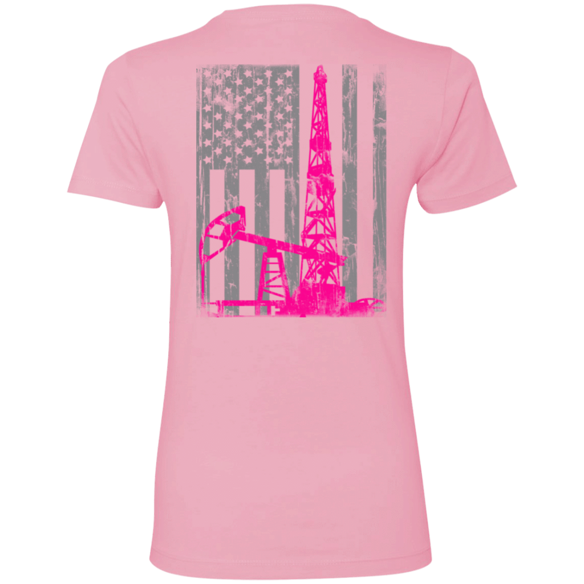 American Oil Pink Front &amp; Back