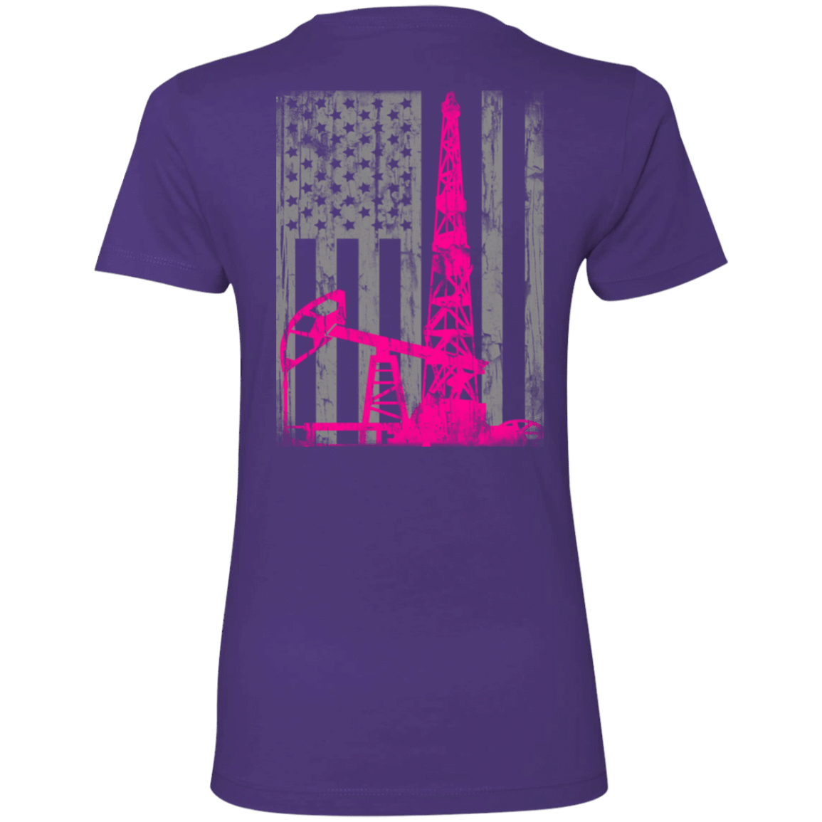 American Oil Pink Front &amp; Back