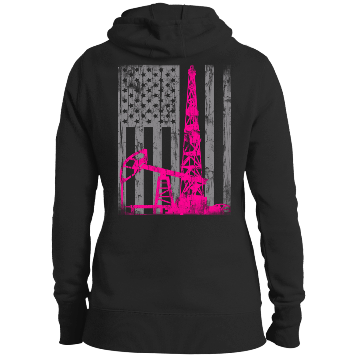 American Oil Pink Front &amp; Back