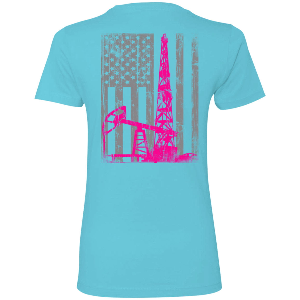 American Oil Pink Front &amp; Back