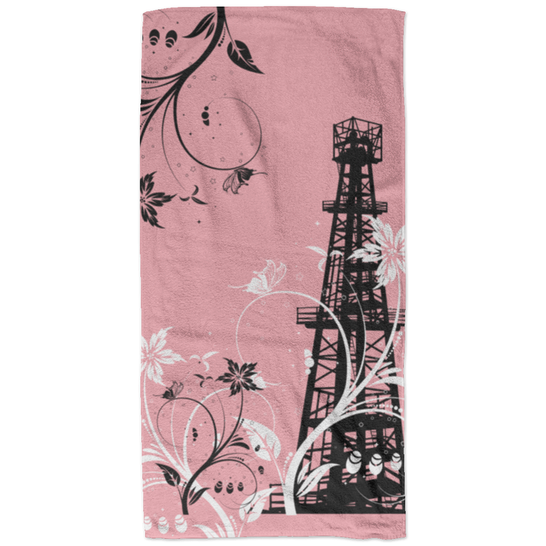 Oilfield Flowers Towel