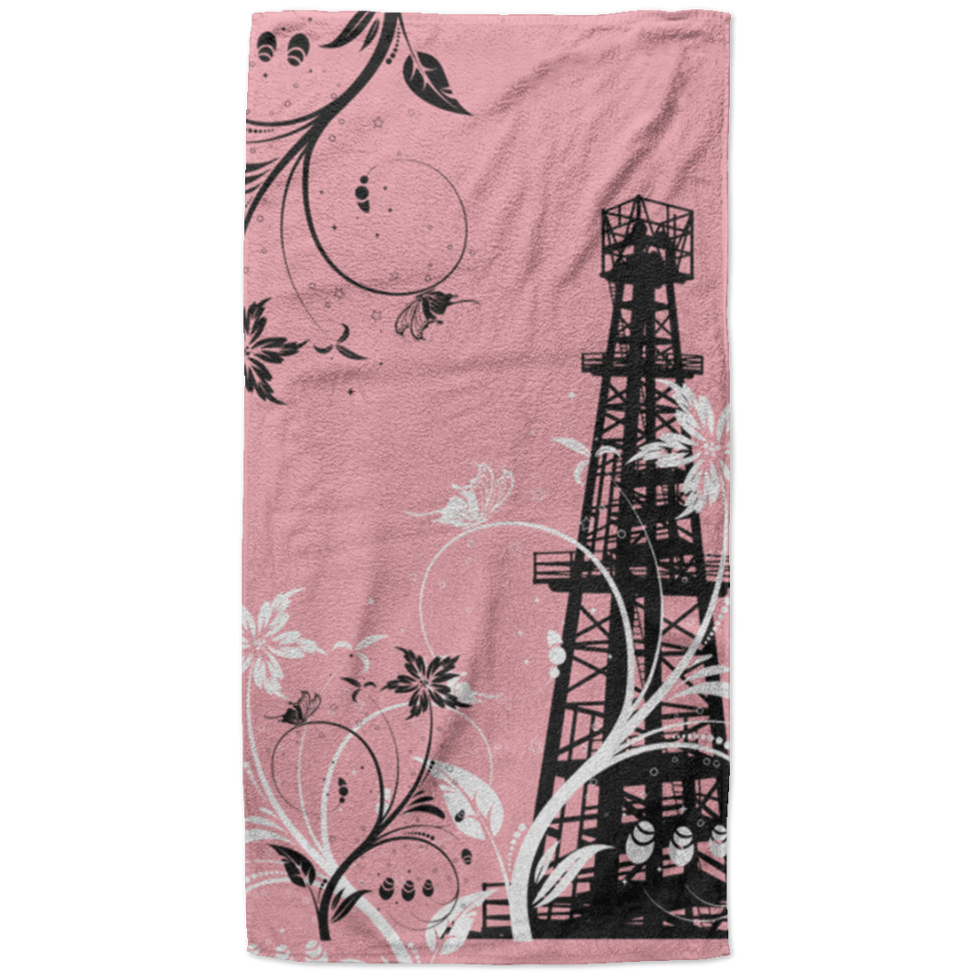 Oilfield Flowers Towel