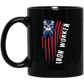 American Iron Worker Vert Black Mug